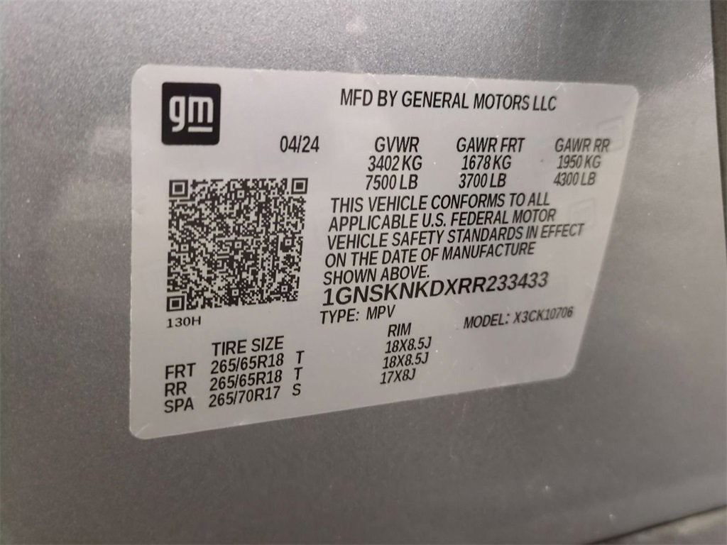 2024 Chevrolet Tahoe LT