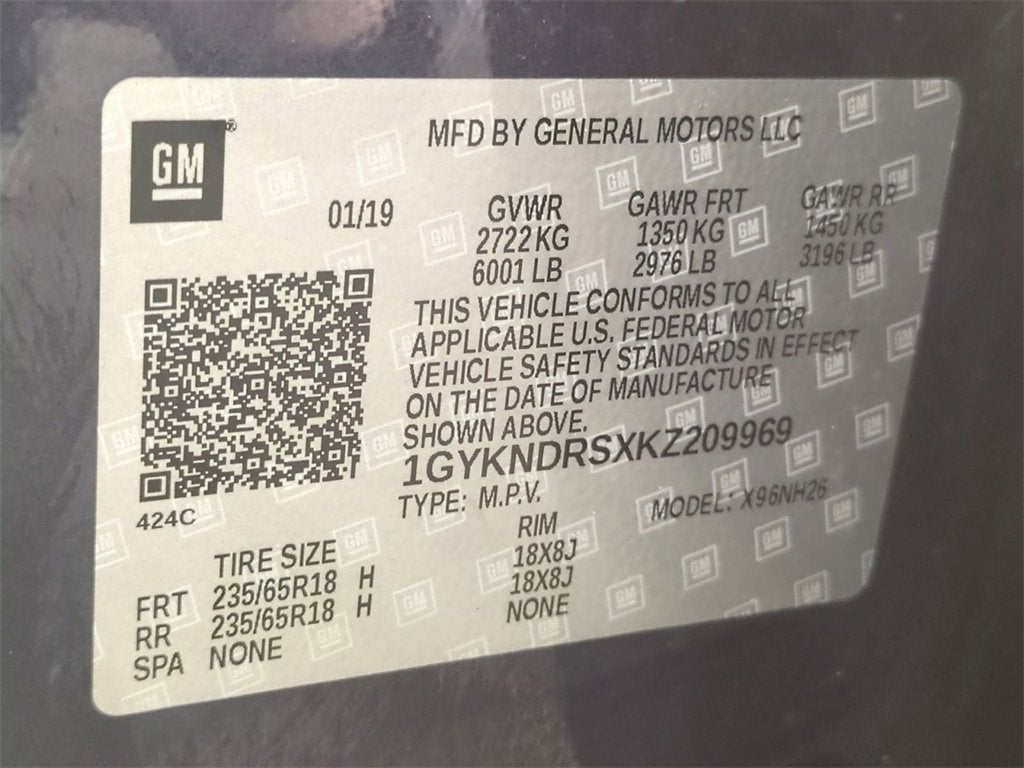 2019 Cadillac XT5 Luxury AWD