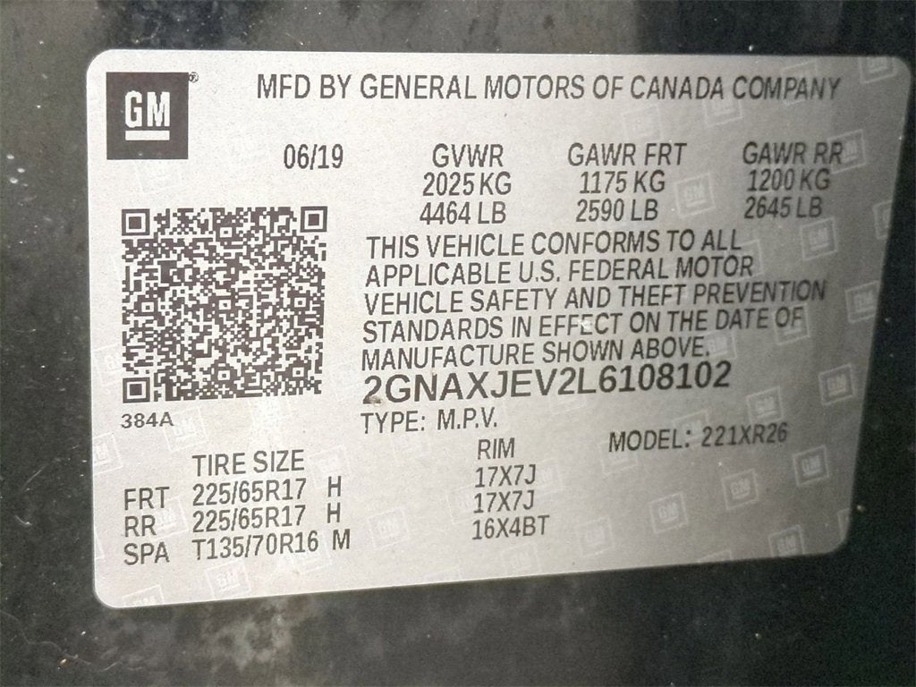 2020 Chevrolet Equinox LT