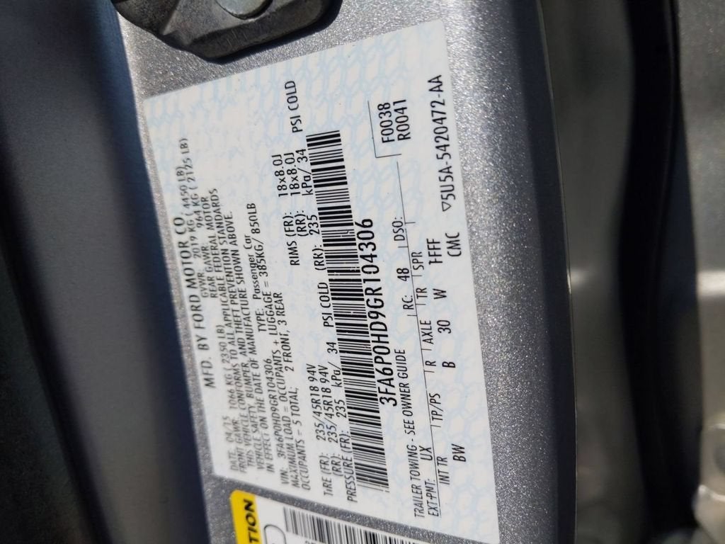 2016 Ford Fusion SE