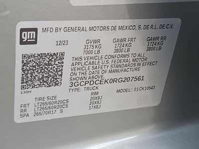 2024 Chevrolet Silverado 1500 Custom Trail Boss