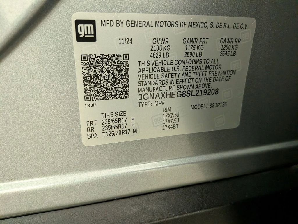 2025 Chevrolet Equinox LT