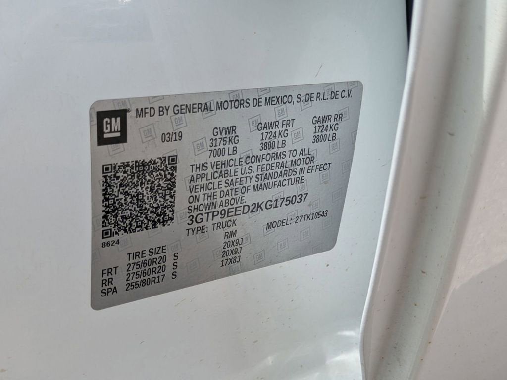 2019 GMC Sierra 1500 AT4