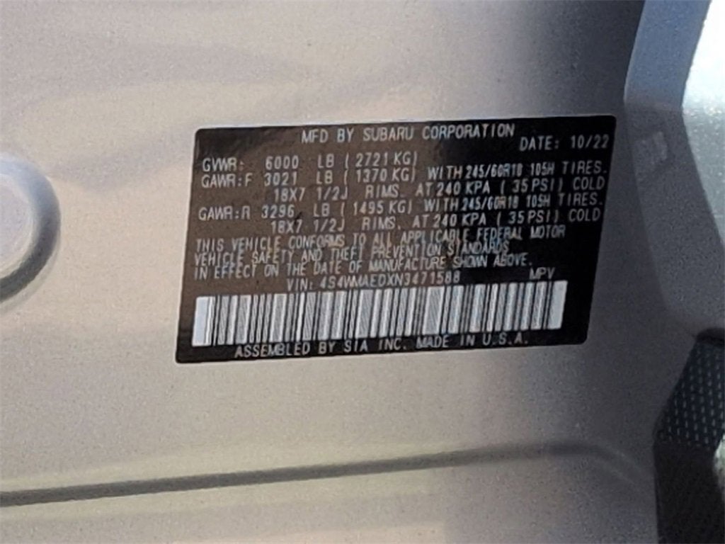 2022 Subaru Ascent Premium