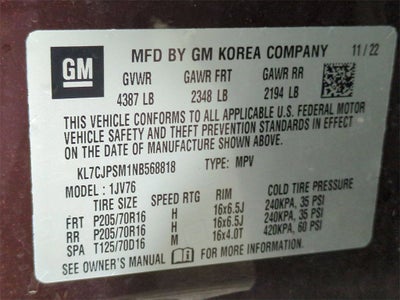 2022 Chevrolet Trax LT