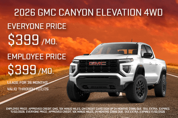 2026 GMC CANYON ELEVATION 4WD