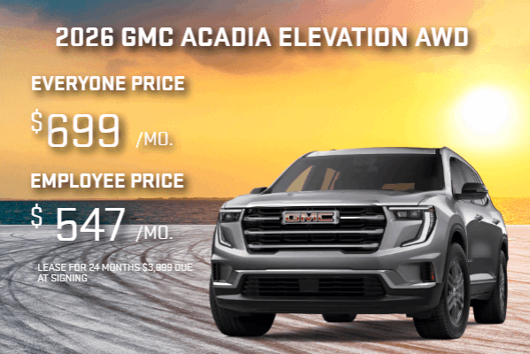 2026 GMC Acadia Elevation AWD
