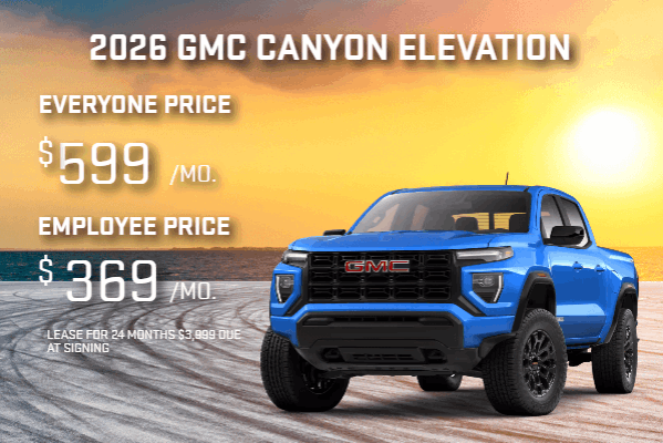 2026 GMC Canyon Elevation
