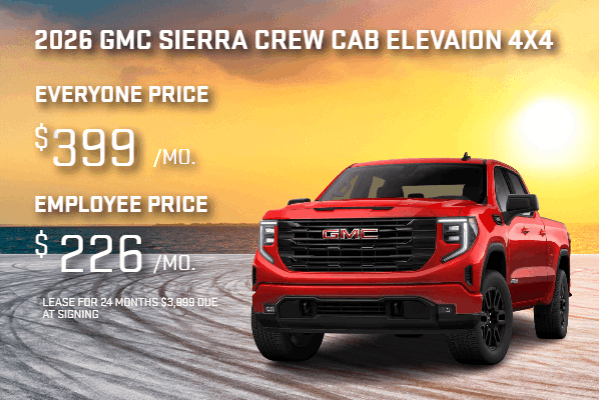 2026 GMC Sierra Crew Cab Elevation 4x4