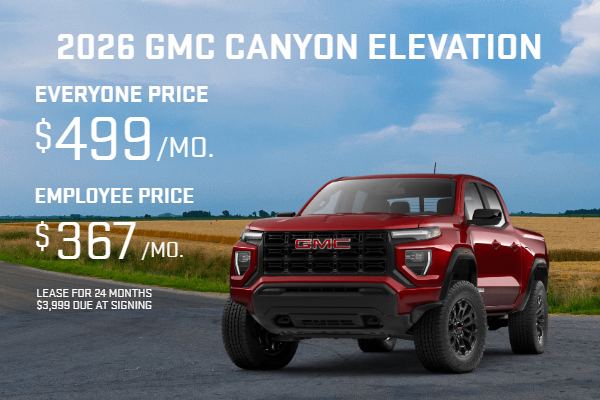2026 GMC Canyon Elevation