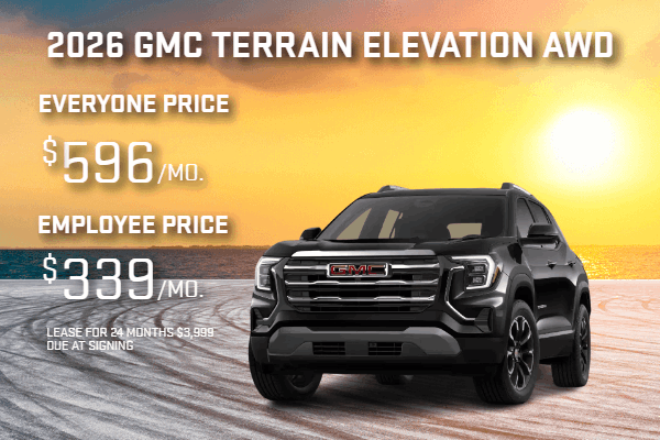 2026 GMC Terrain Elevation AWD